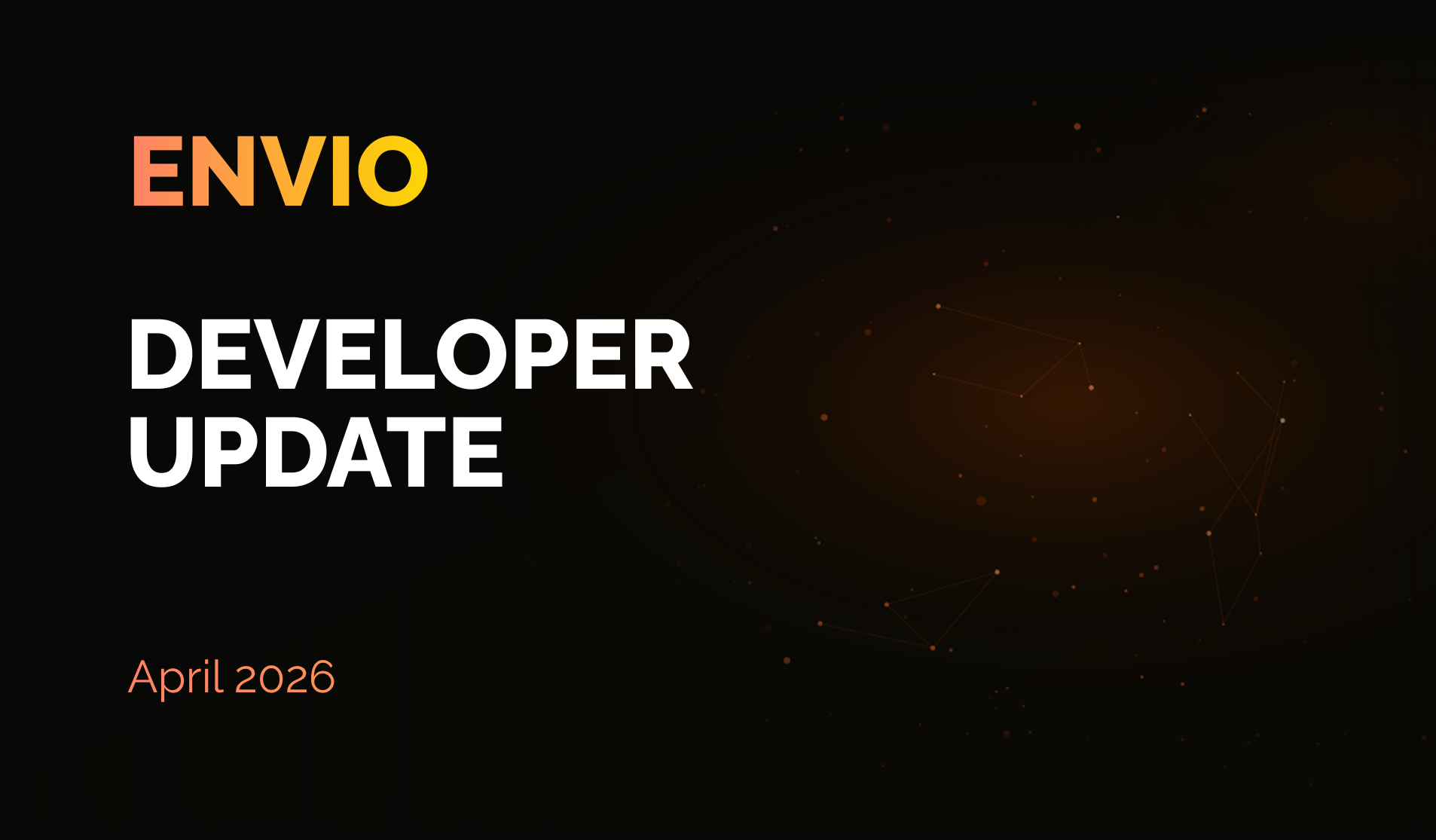 Cover Image Envio Developer Update April 2026
