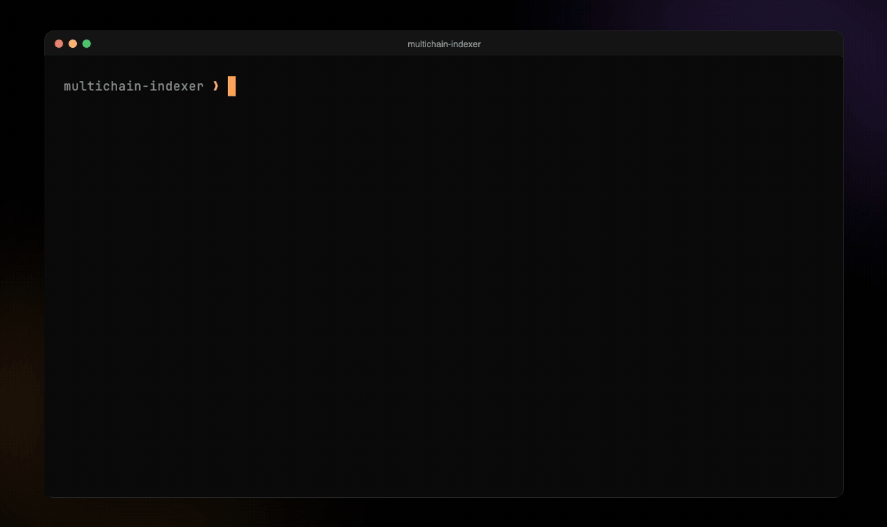 Stopping a HyperIndex indexer and starting it again, resuming from the last checkpoint