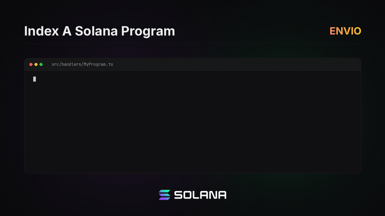 Indexing a Solana program with an onInstruction handler