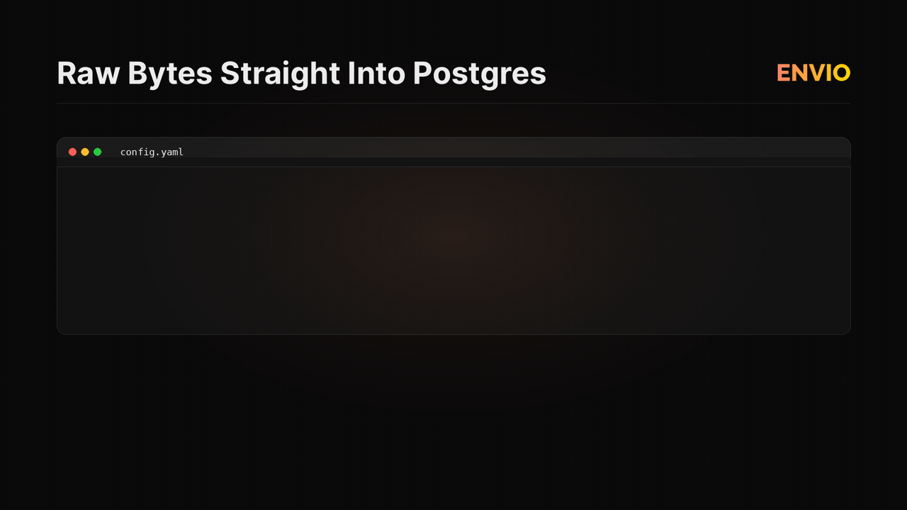 Storing Bytes fields as raw bytes in Postgres