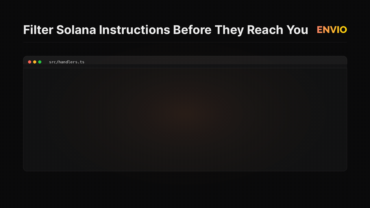 Filtering Solana instructions with where